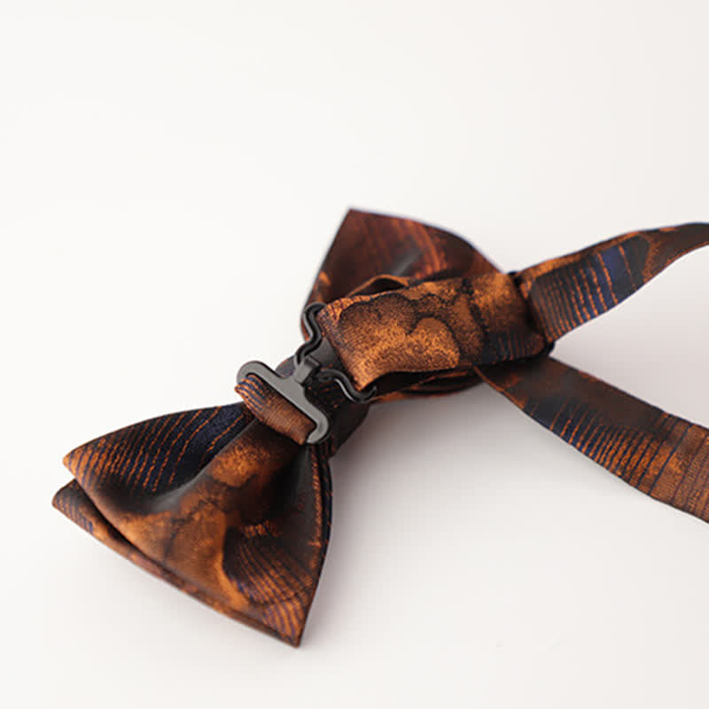 Papillon da uomo in stile vintage con motivo sfumato