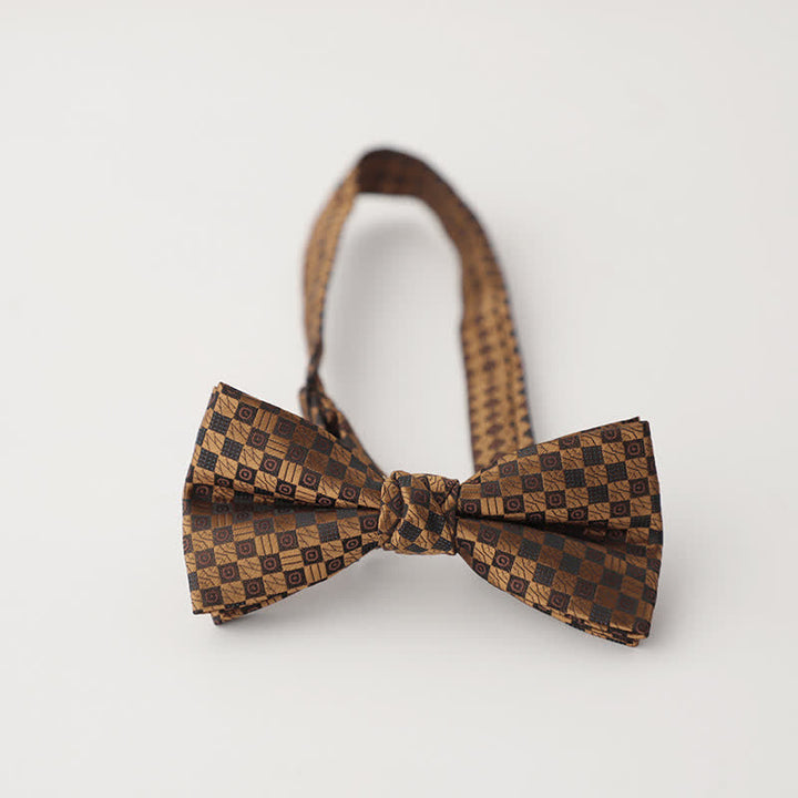 Papillon da uomo in stile vintage con motivo sfumato