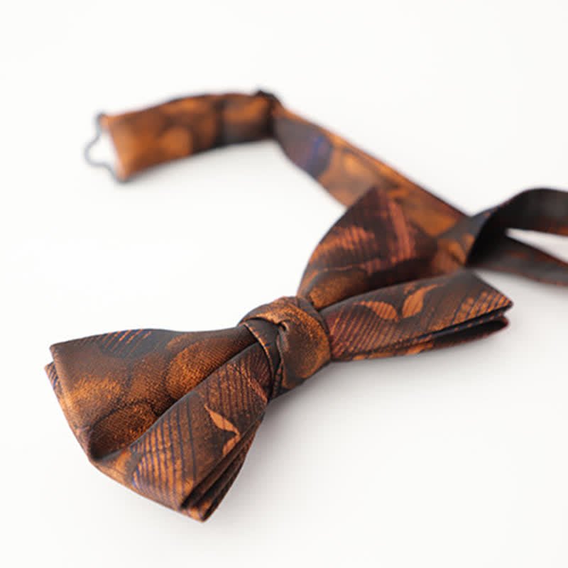 Papillon da uomo in stile vintage con motivo sfumato