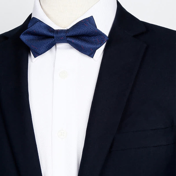 Papillon da uomo con motivo a scacchiera con colori sfumati alla moda