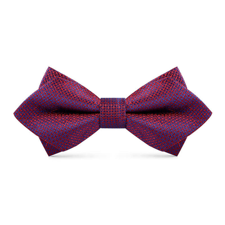 Papillon da uomo con motivo a scacchiera con colori sfumati alla moda