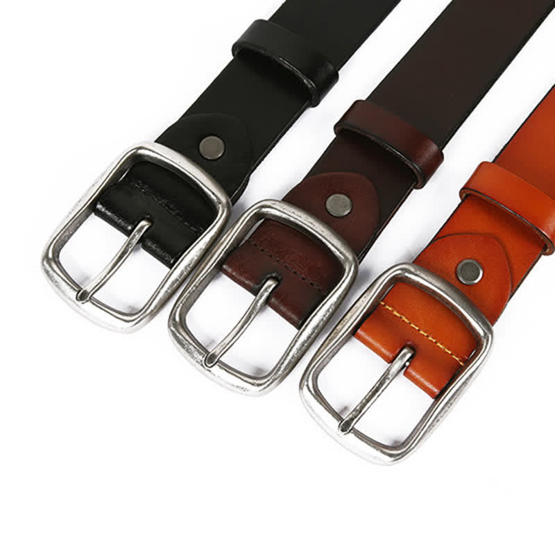 Cintura in pelle con borchie punk con decorazione di rivetti rotondi assortiti