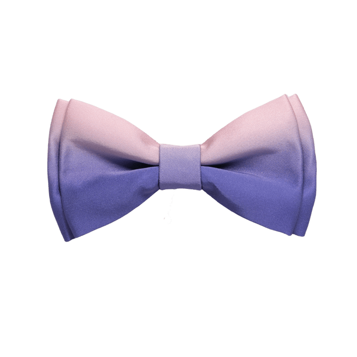 Papillon da uomo con sfumatura di colore sognante - Rosa e viola - image 3