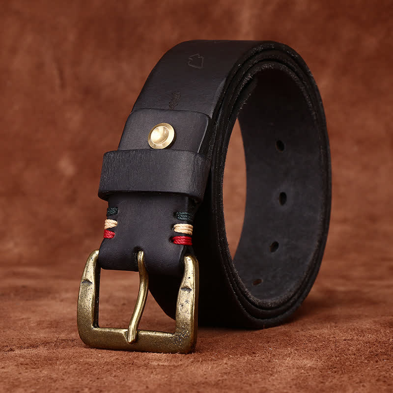 Cintura in pelle con incisione laser modello Totem