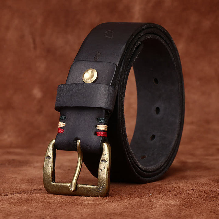 Cintura in pelle con incisione laser modello Totem