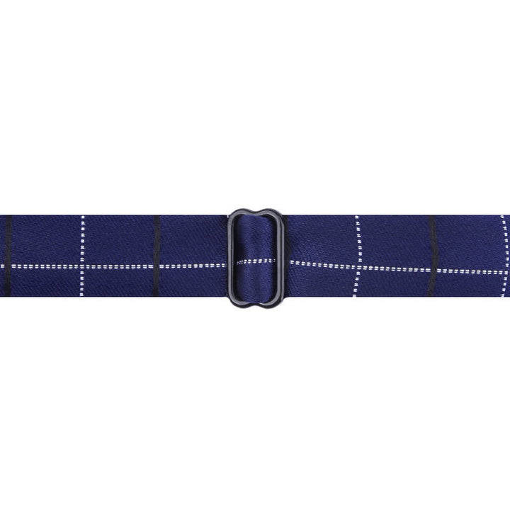 Set di 2 papillon con motivo scozzese in stile britannico da uomo