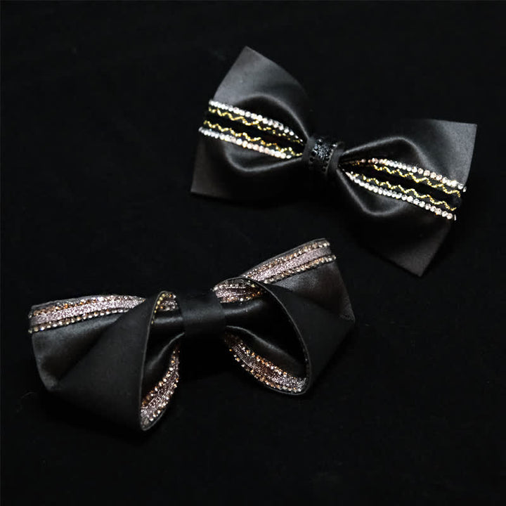 Papillon da uomo Sea Of Stars con strass neri