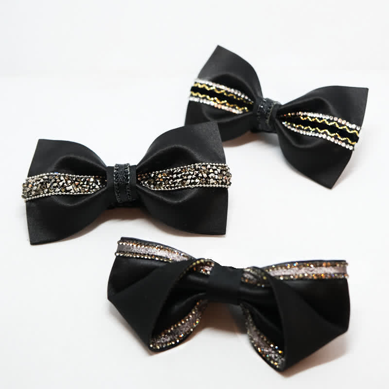 Papillon da uomo Sea Of Stars con strass neri