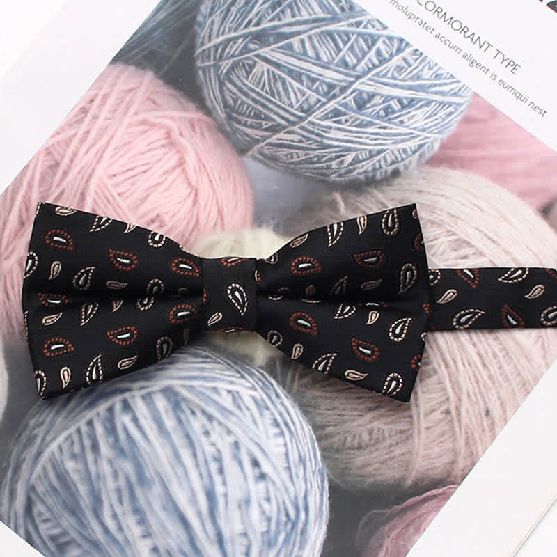 Papillon a righe floreali in stile vintage da uomo - Stile n. 14 - image 19