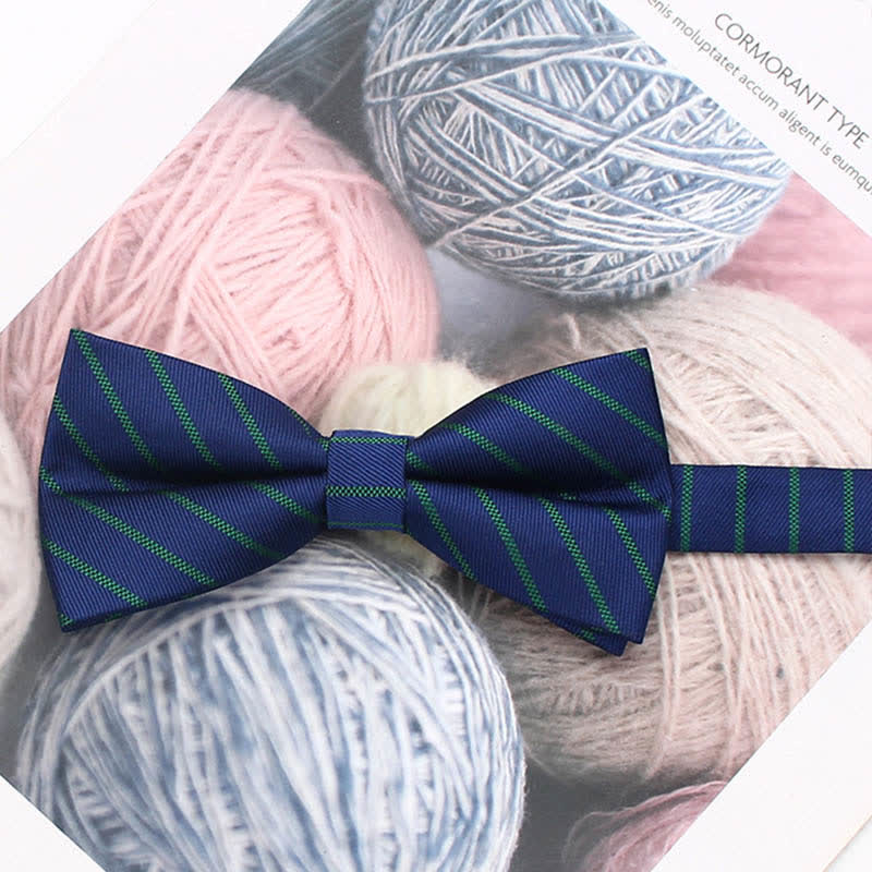 Papillon a righe floreali in stile vintage da uomo - Stile n. 18 - image 23