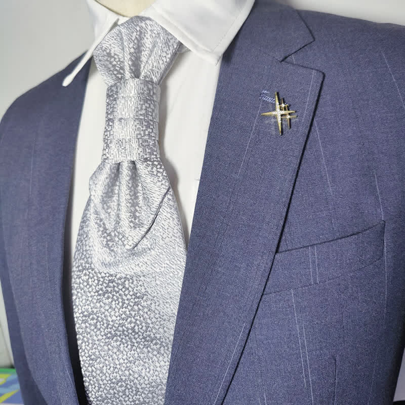 Cravatta pre-annodata da uomo Gentlement Paisley Business Party