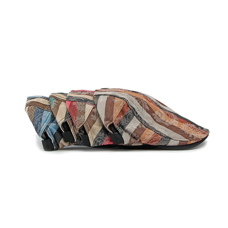 Cappello basco piatto a righe PaIsley Four Seasons