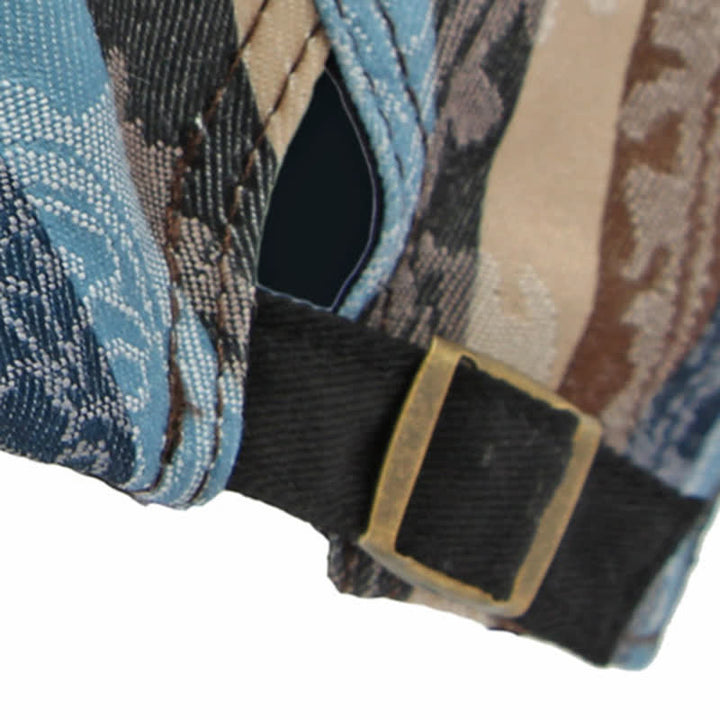 Cappello basco piatto a righe PaIsley Four Seasons