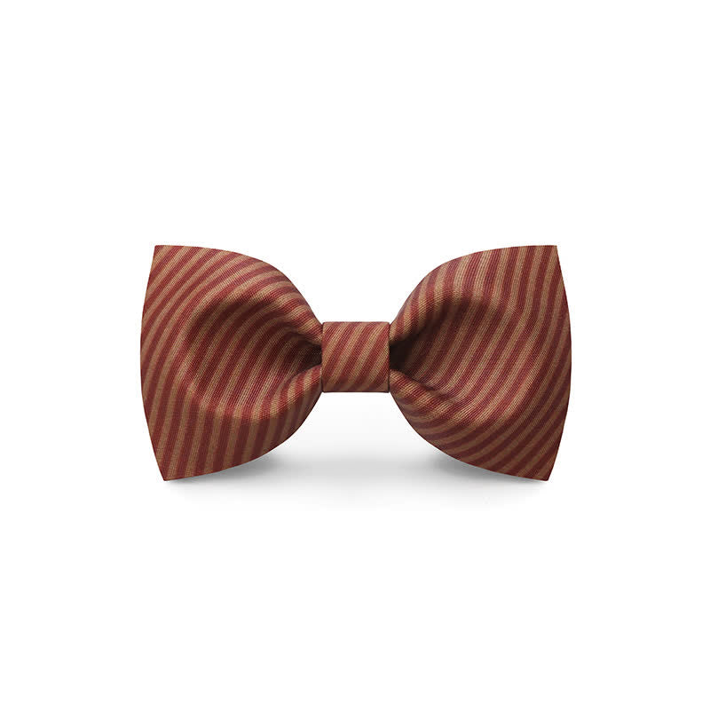Papillon stampato floreale rosso a onde grazioso da uomo