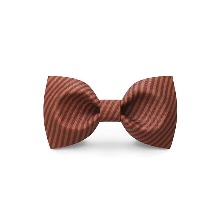 Papillon stampato floreale rosso a onde grazioso da uomo