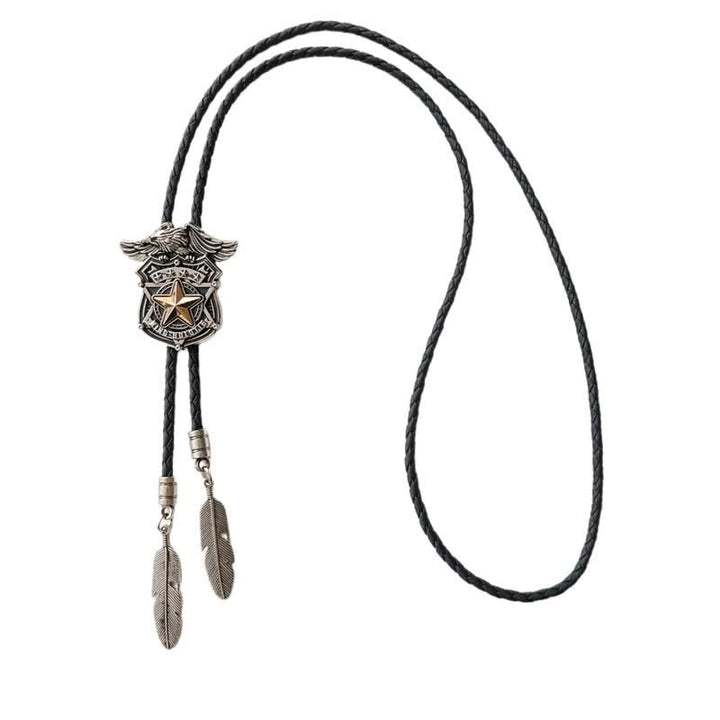 Cravatta Bolo personalizzata Eagle &amp; Star Western