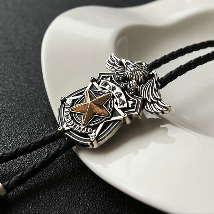 Cravatta Bolo personalizzata Eagle &amp; Star Western