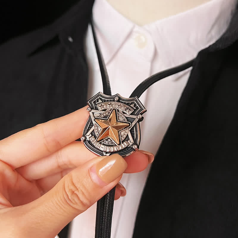 Cravatta Bolo personalizzata Eagle &amp; Star Western