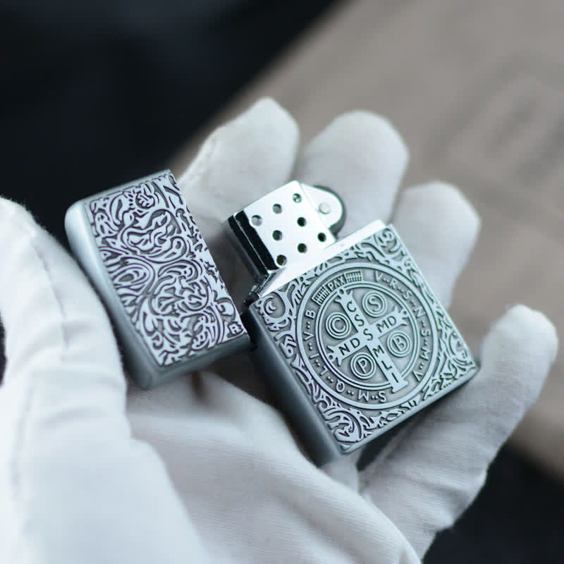 Accendino a butano ricaricabile con mola a croce per intaglio - image 10