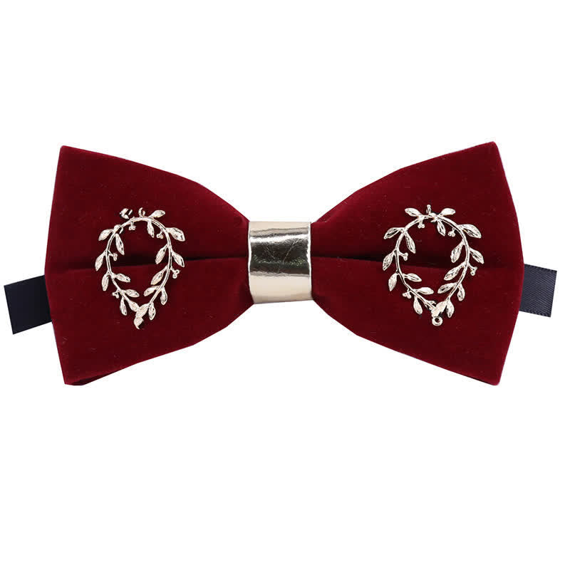 Papillon da uomo con decorazione in foglia di metallo con applicazione in oro - Stile n. 6 - image 11