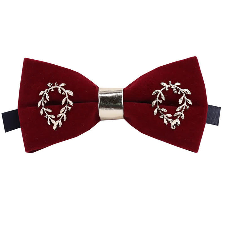 Papillon da uomo con decorazione in foglia di metallo con applicazione in oro - Stile n. 6 - image 11