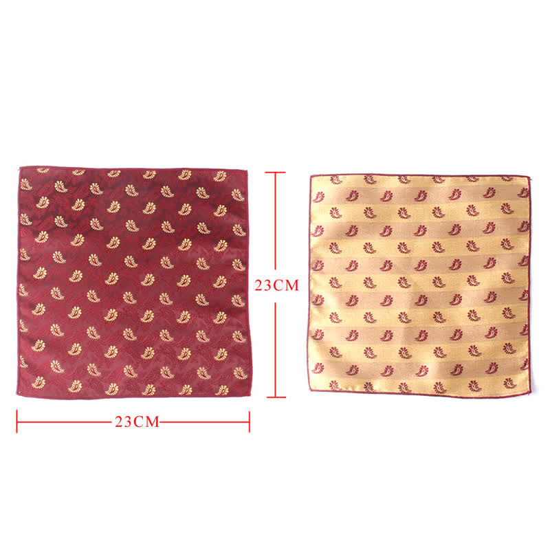 Set di 3 cravatte e papillon da uomo in stile bordeaux