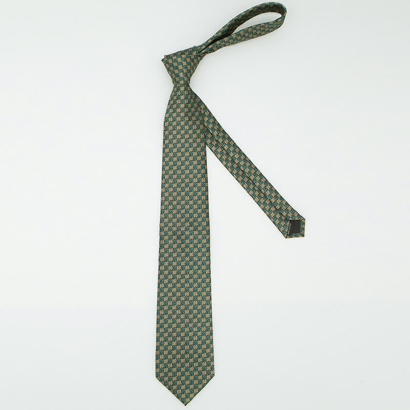Set di 3 cravatte a quadri Gentlement da uomo - image 3