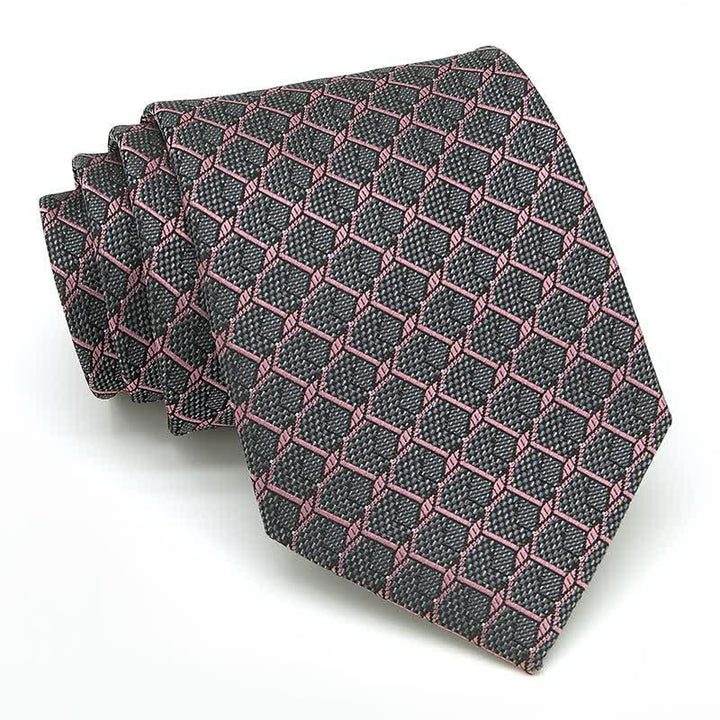 Set di 3 cravatte a quadri Gentlement da uomo - image 12
