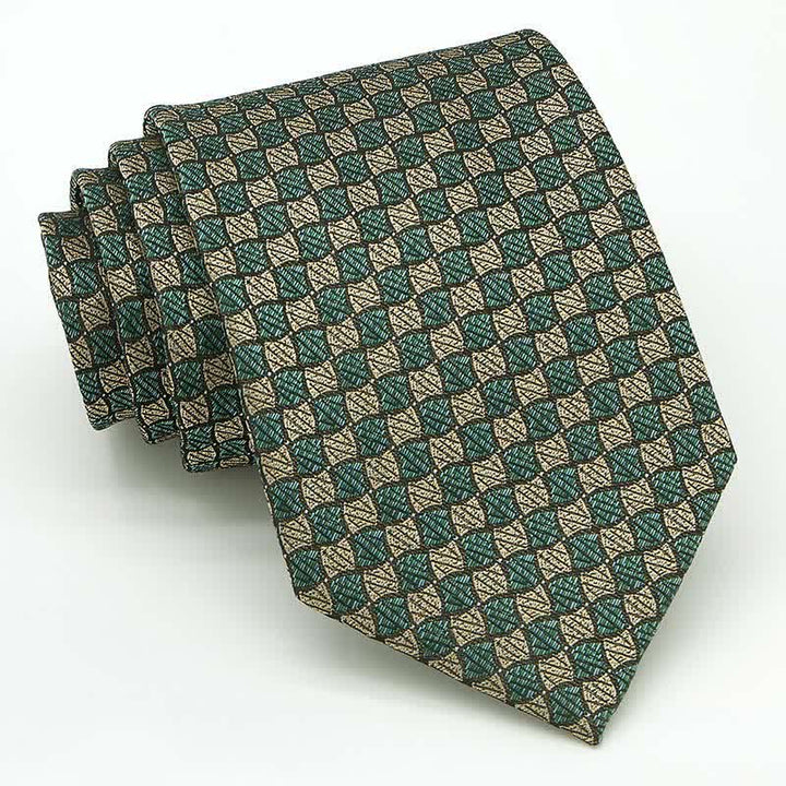 Set di 3 cravatte a quadri Gentlement da uomo - image 2