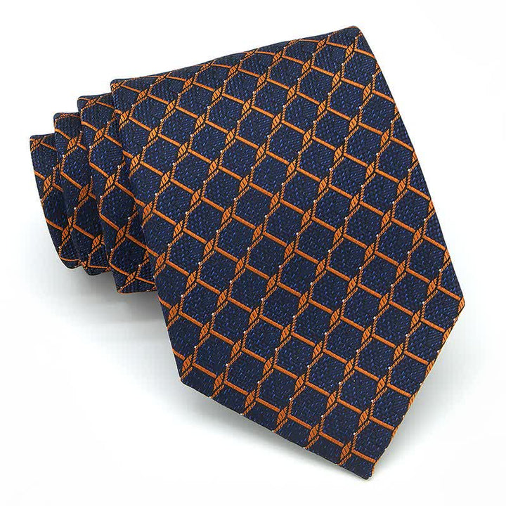 Set di 3 cravatte a quadri Gentlement da uomo - image 7