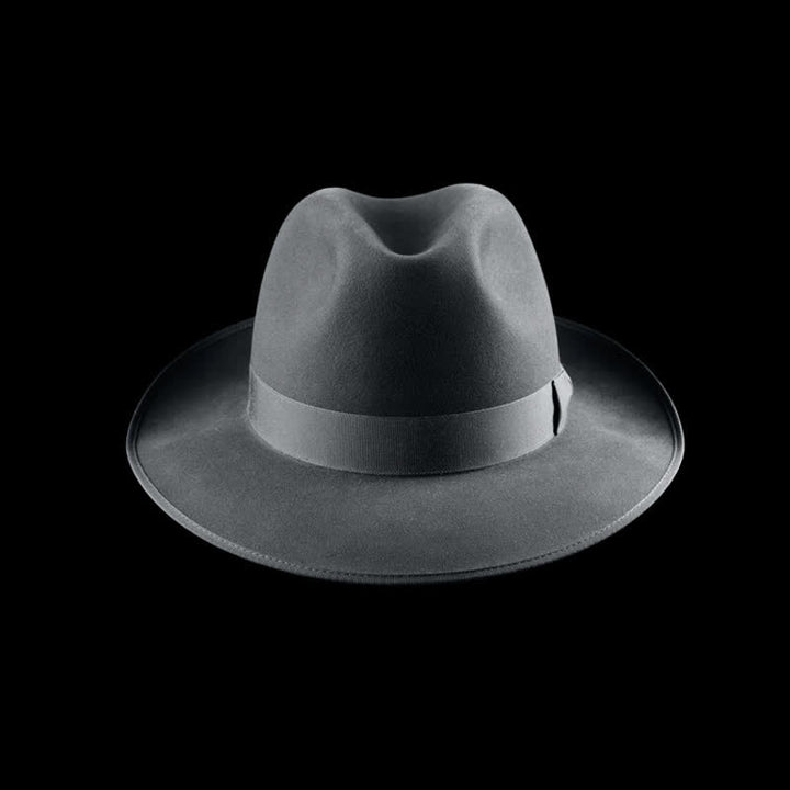 Cappello da cowboy in feltro di lana classico da viaggiatore a tinta unita