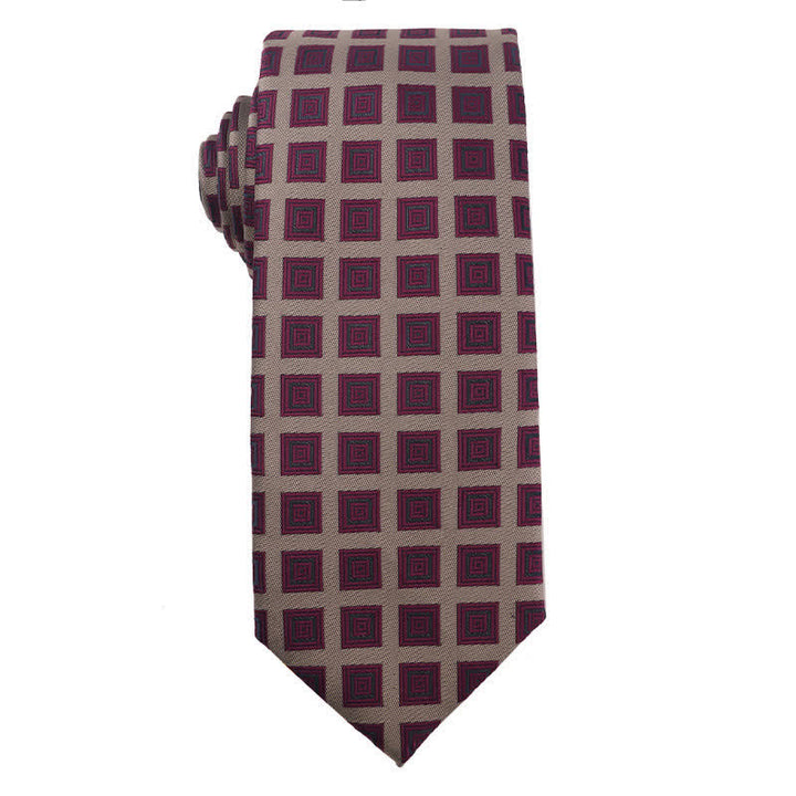 Cravatta da sera con accessori della serie viola retrò da uomo