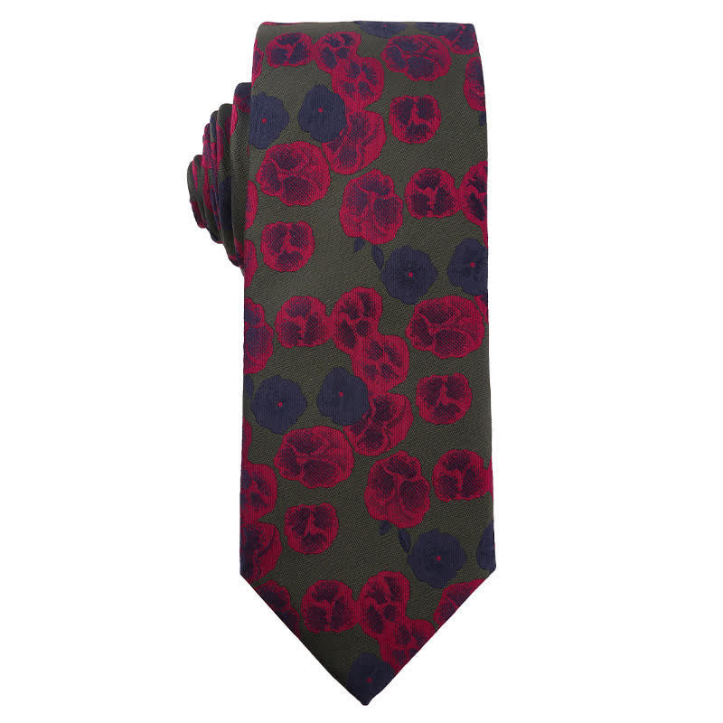 Cravatta da uomo con accessori per abito da sera della serie Bright Purple - Stile n. 3 - image 4
