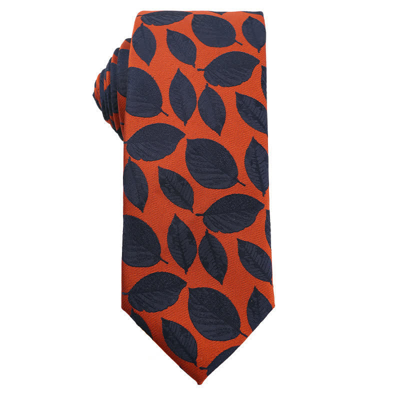 Cravatta accessori per abito da sera serie arancione estiva da uomo