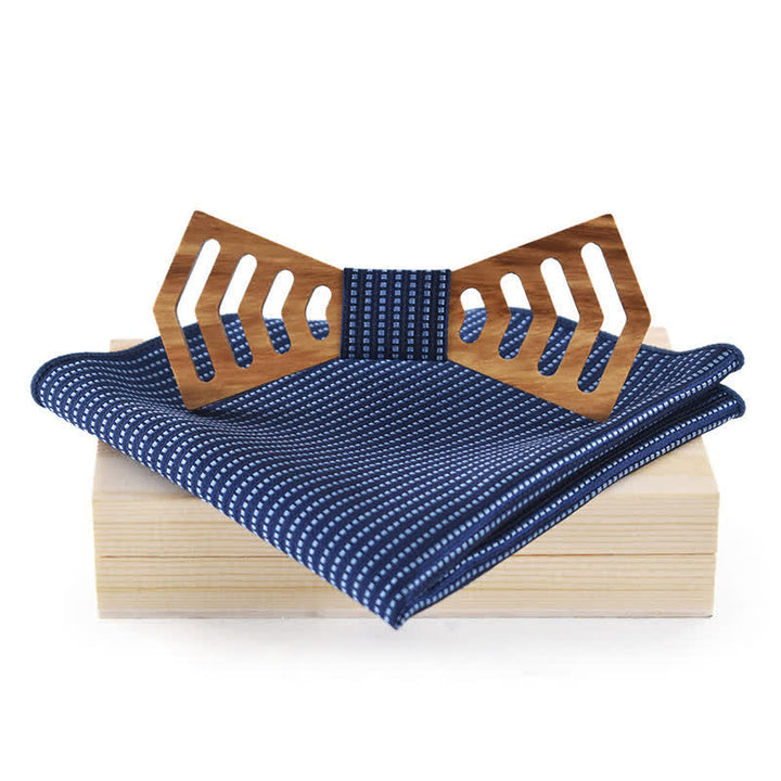 Set di 2 papillon in legno con forma regolare e ritaglio originale da uomo - Marina Militare - image 8