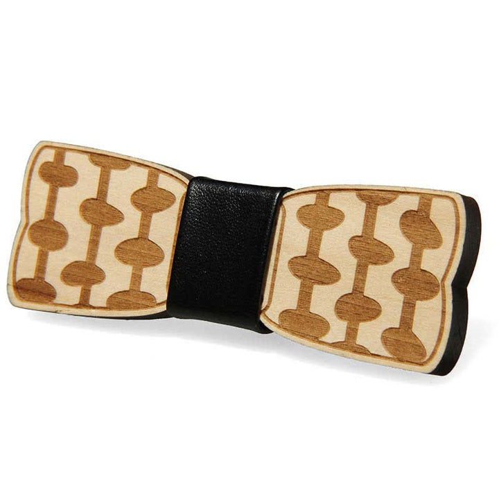 Accessori per feste di matrimonio da uomo, papillon in legno intagliato