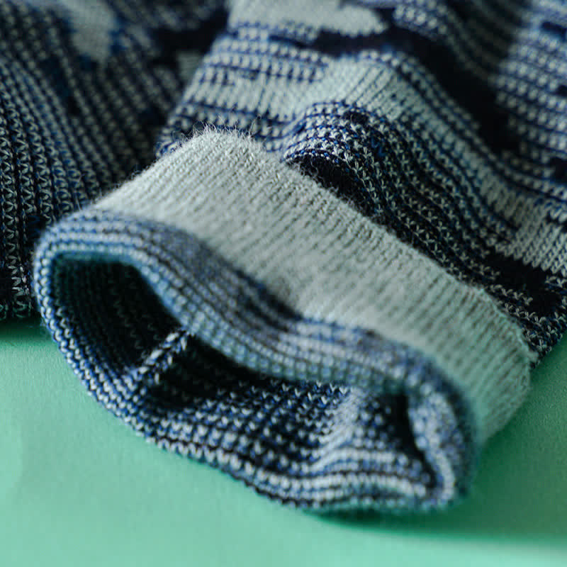 Calzini da uomo in cotone con colori misti stile Leisure