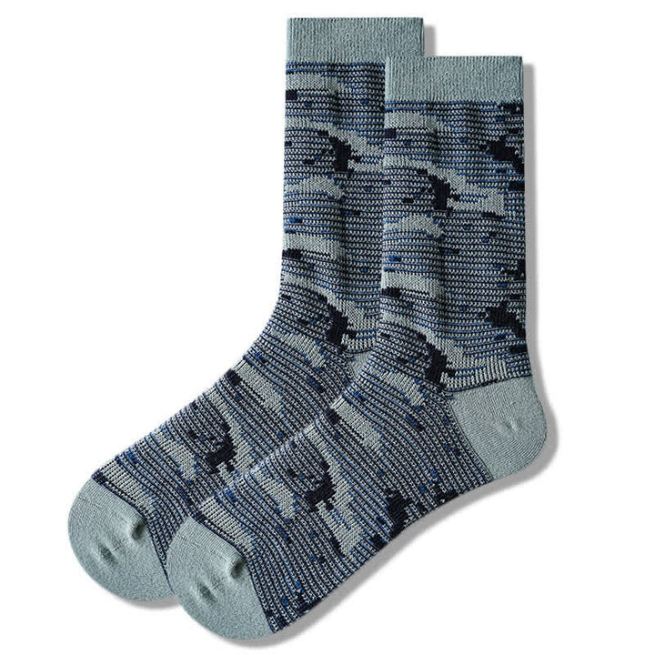 Calzini da uomo in cotone con colori misti stile Leisure