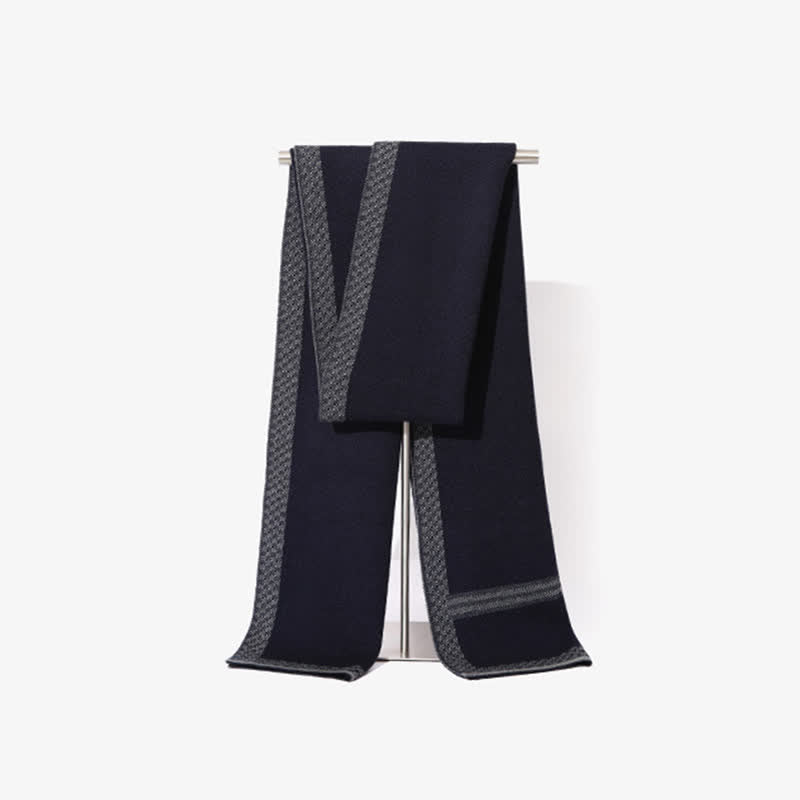 Sciarpa in lana a righe Racing Line da uomo alla moda