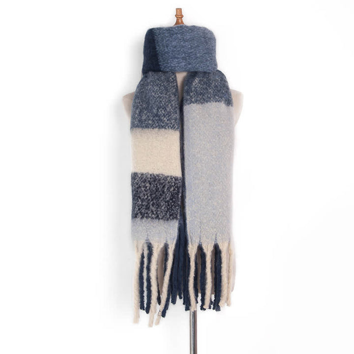 Sciarpa unisex oversize con nappe color block - Marina Militare - image 20
