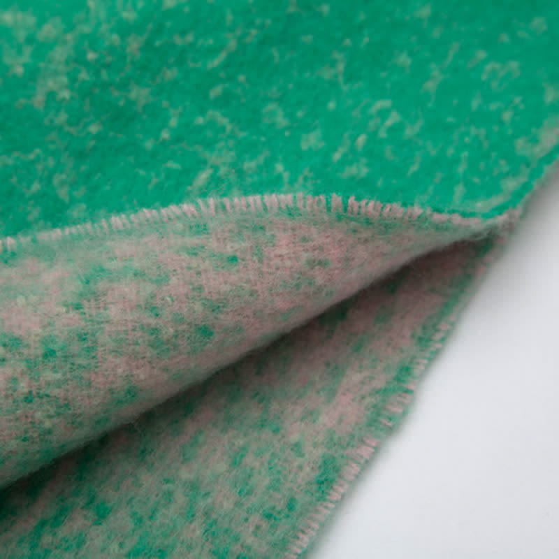 Sciarpa unisex con nappe colorate sfumate per il freddo