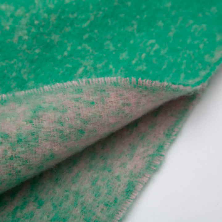 Sciarpa unisex con nappe colorate sfumate per il freddo
