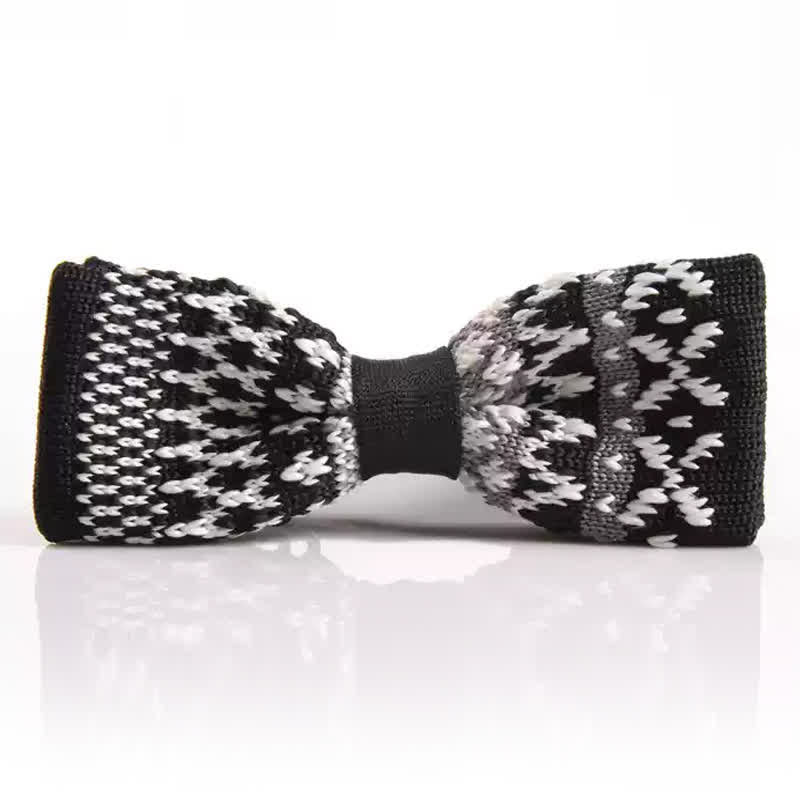 Papillon lavorato a maglia in stile etnico esotico da uomo - Stile n. 2 - image 1