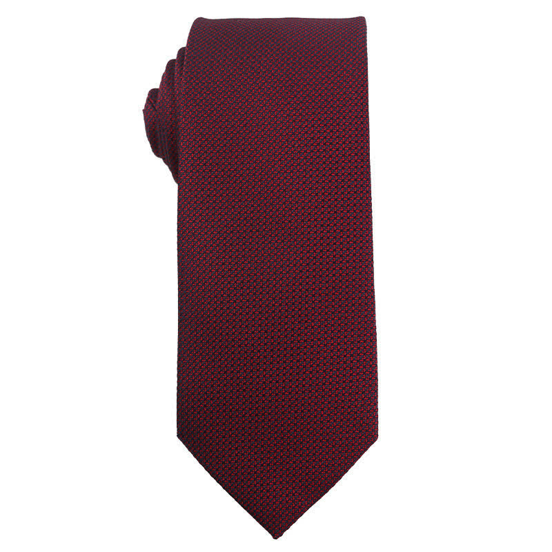 Cravatta da uomo elegante color rosso vino scuro