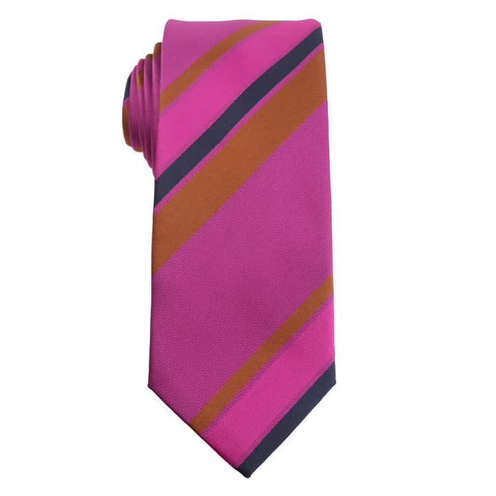 Cravatta da uomo serie rosso viola medio vibrante