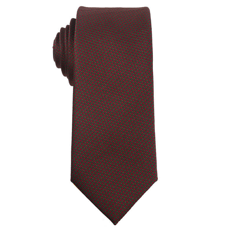 Cravatta da uomo serie rosso viola medio vibrante