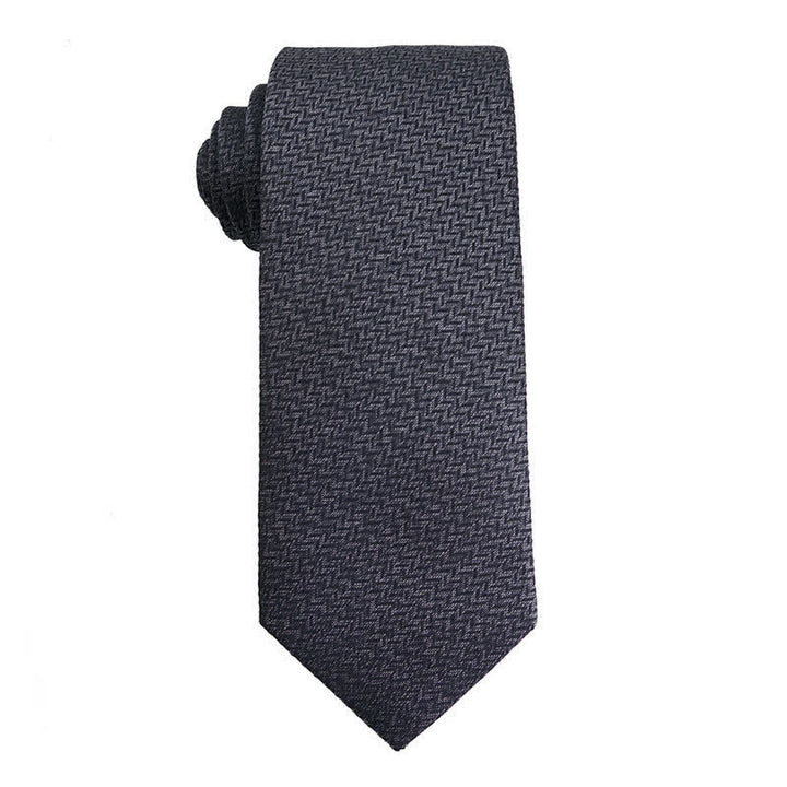 Cravatta da uomo Advanced Navy Blue Series Business - Stile n. 3 - image 4