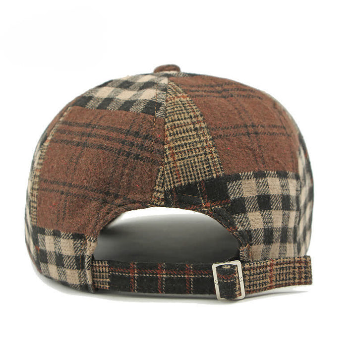 Cappello basco da giornalaio diverso classico patchwork a quadri