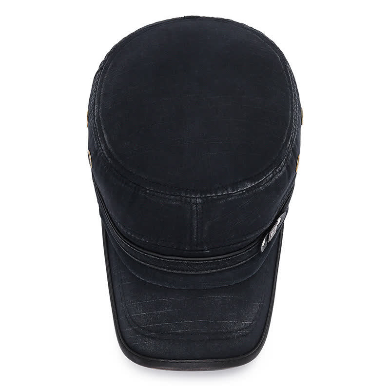 Cappello militare da cadetto in tessuto lavato