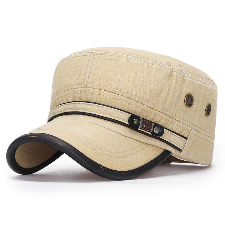 Cappello militare da cadetto in tessuto lavato